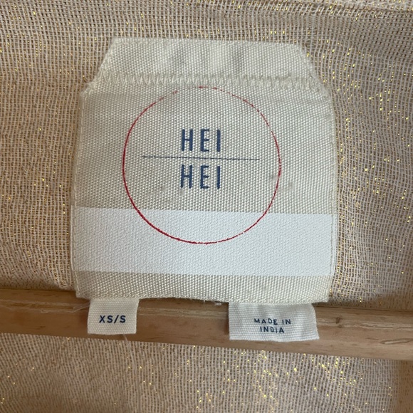 NWT Anthropologie Hei Hei Shimmer Daybreak Jacket. 3/4 Sleeve. XS/S - Picture 7 of 7